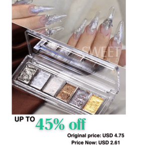 fire opal nail powder