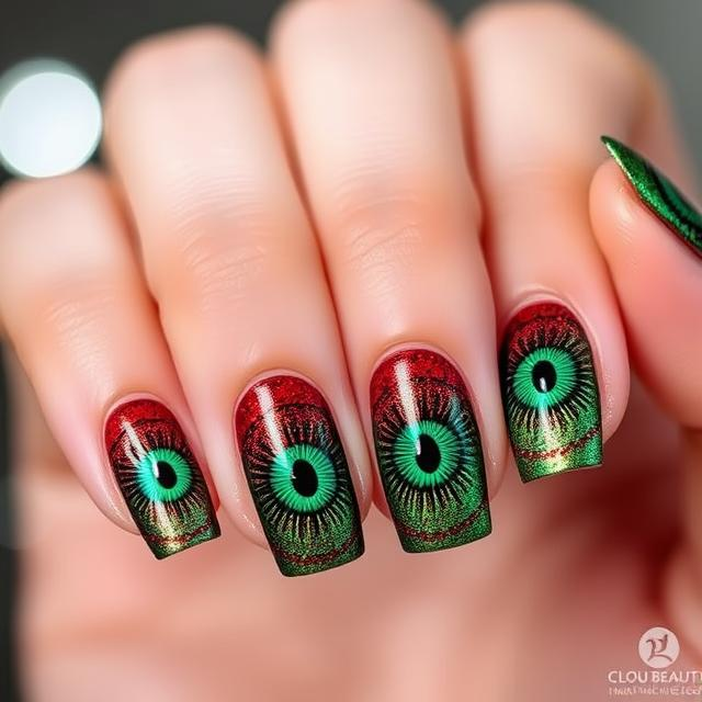 Magnetic cat eye effect on nails with Clou Beaute Gel Polish
